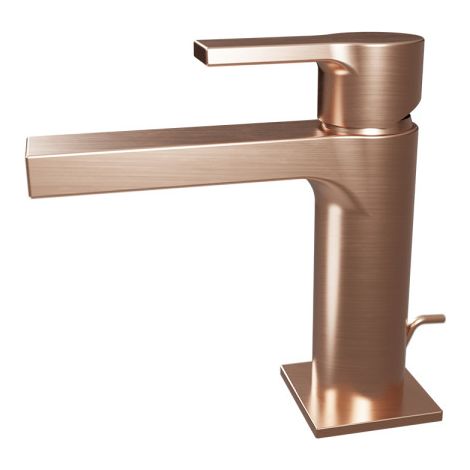 Mitigeur pour lavabo Omega Vidage Or Rose Brossé - CRISTINA ONDYNA OG22134P