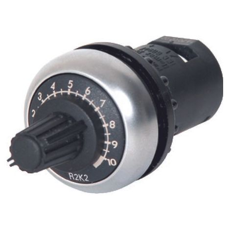 Potentiomètre Rotatif Eaton Eaton Moeller, 2.2kO max, Ø axe 22,5 mm ( Prix pour 1 )
