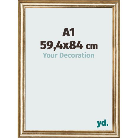yd. - Cadre photo A1 59.4x84 - Or Antique - MDF - Lazio
