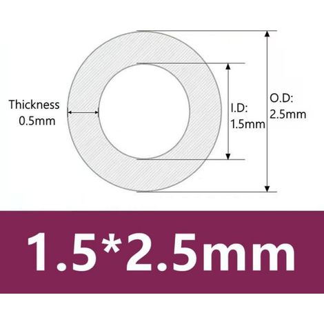 Tuyau En Silicone Alimentaire - Diamètre Intérieur 1.5 Mm - Longueur 5 M - Transparent - Résistant De -60 À 260 °C