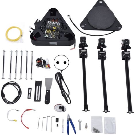 Imprimante 3D DIY Kit Haute Précision Nivellement Automatique Bureau Accessoires 100V-240V FLSUN Q5 Prise UE (1/5)
