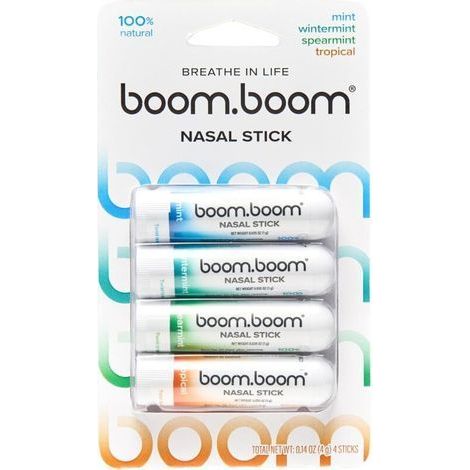 Inhalateur nasal d'aromathérapie Cujmh. lot de 4 bâtonnets d'huile essentielle pour soulager le stress. lavande (1/4)