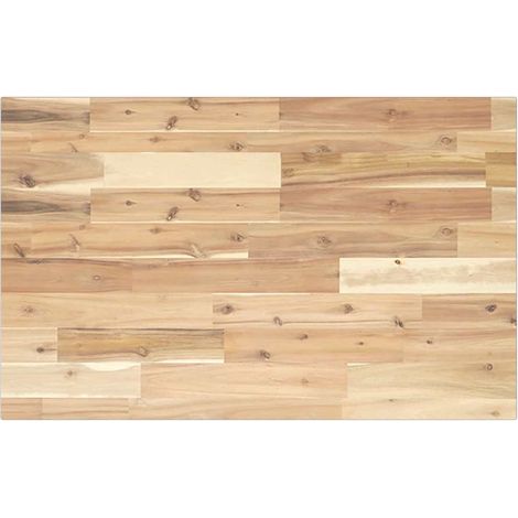 Schreibtischplatte Unbehandelt 80x50x2 cm Massivholz Akazie
