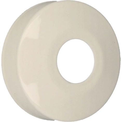 tecuro DESIGN-Hahnrosette (1/2 ) Ø 22 mm x Ø 61 mm x 15 mm - weiß (1/5)
