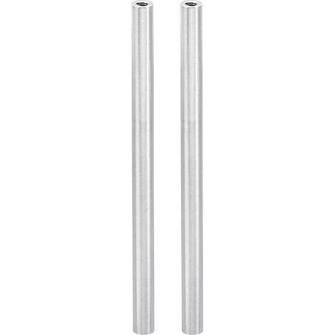 2Pcs Entretoise Filetée M3 en Aluminium 3x5x80mm Argent (1/5)