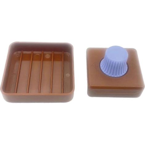 Soporte de microfibra para limpiador de placas de impresión, limpiador de placas de impresión para impresoras 3D, color café. (1/5)