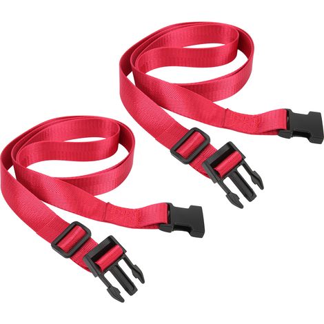 Sangle de sécurité réglable pour valise avec serrure à combinaison - Rose (1/5)