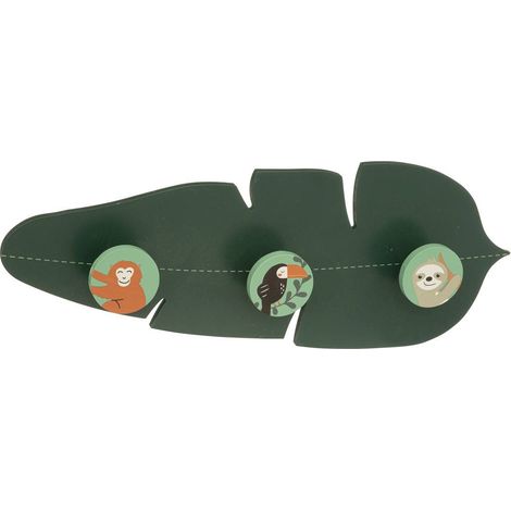 Percha para ropa de niños Feuille madera - Atmosphera créateur d'intérieur (1/3)