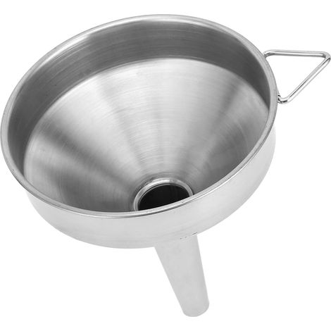 Edelstahltrichter, verdickter Küchentrichter zum Umfüllen von flüssigen und trockenen Zutaten, 11 cm (1/5)