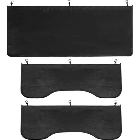 Lot de 3 housses de protection pour garde-boue de voiture en cuir synthétique microfibre pour travaux sur voitures, réparation d'entretien, SUV, camion, berline, roue, garage, atelier (1/5)