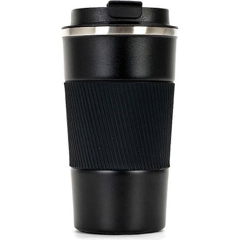 Mug à café YINKUU - Isolation sous vide, couvercle anti-fuite et anti-éclaboussures, gobelet isotherme en acier inoxydable pour boissons chaudes et froides, tasse réutilisable pour hommes et femmes (1/5)
