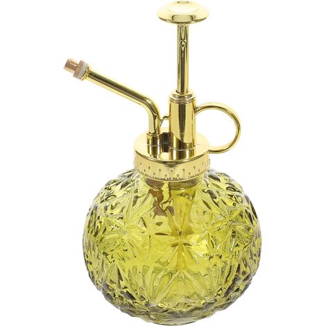 Vaporisateur d'eau rétro pour plantes, 200 ml, en verre transparent, avec pompe. Convient pour les plantes grasses, les orchidées, les fougères et autres plantes d'intérieur et d'extérieur. Petit arro (1/5)
