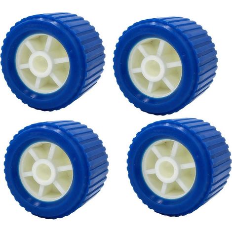 Rouleaux de guidage pour remorque de bateau (4 rouleaux) - Modèle professionnel robuste et polyvalent (1/5)
