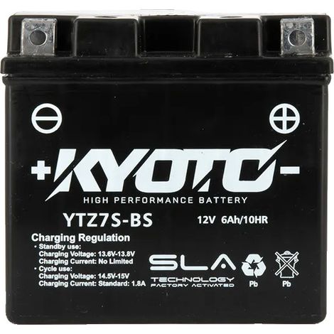 Batteria moto Kyoto GTZ7S-BS 12 V 6 Ah AGM piombo (1/2)