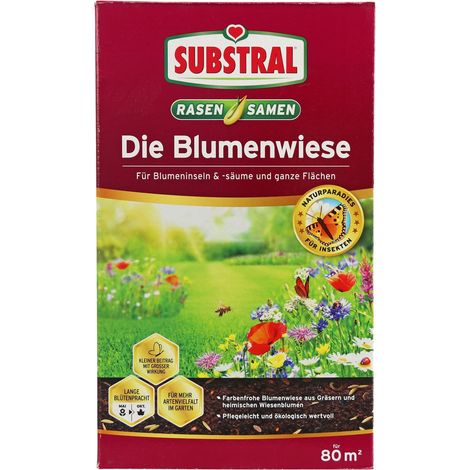 SUBSTRAL® Die Blumenwiese für 80 m² - 800 g (1/3)