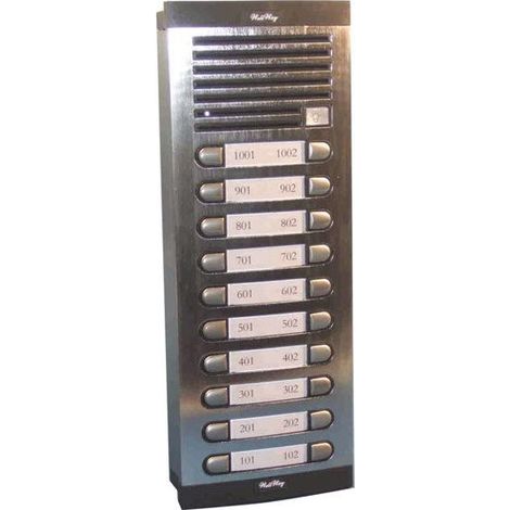 Interphone de rue 20bp (alppn 20xcppnà rajouter) platine interphone de rue platines pour interphone