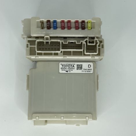 Boîte bis fusibles Toyota importée 82641-52050, boîte bis fusibles 7240-9655