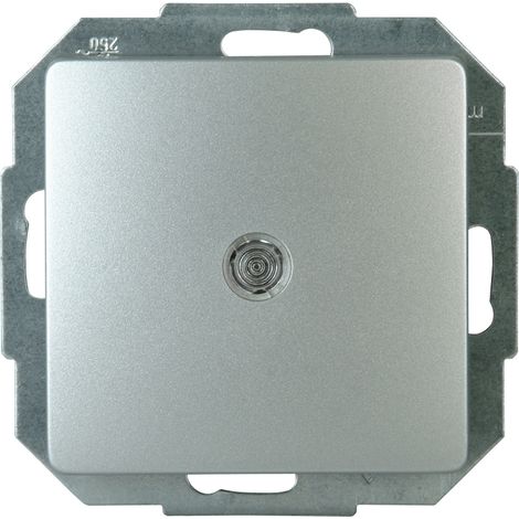 Kopp - PARIS – Universalschalter (Aus-/Wechsel) beleuchtet, Farbe: silber - 650677083 (1/2)