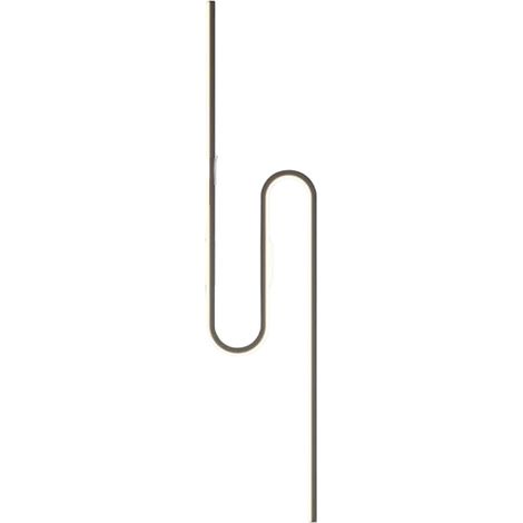 Applique murale linéaire au design géométrique, applique murale moderne, applique murale LED minimaliste pour chambre à coucher (blanc froid) (1/5)
