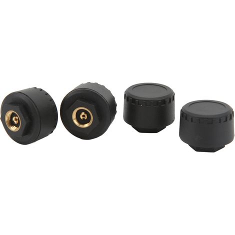 Système de surveillance de la pression des pneus (TPMS) : 4 capteurs externes, affichage en temps réel de la température et de la pression (0 à 100 PSI) pour voiture, camping-car et remorque. (1/5)