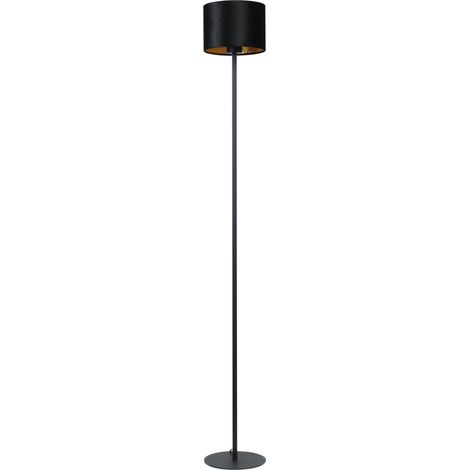 Lampadaire noir Venus 150cm avec abat-jour noir - 1470-05-05-130