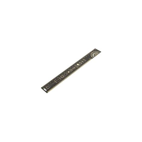 Multifunktionales Leiterplattenlineal für Elektronikingenieure (25 cm) - Crezuo