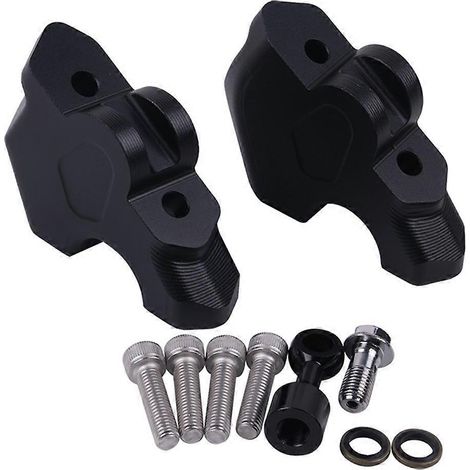Accesorios para motocicleta Elevador de manillar Adaptador de extensión de abrazadera de manillar Drag para R1300GS R1300 GS Negro (1/5)