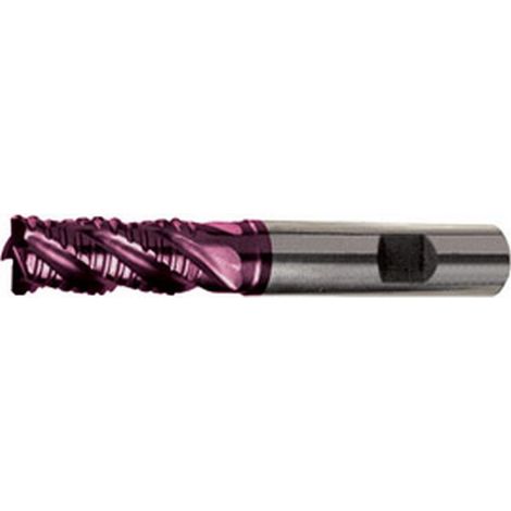 Fragola In Metallo Duro Sgrossatura Tipo Nc, Lungo, Tialn Ø D1 - H10: 8.0 Mm Di Lunghezza. Totale L1 63 Millimetri Lungo. L2 Taglio 19 Mm Passaggio 27 Mm