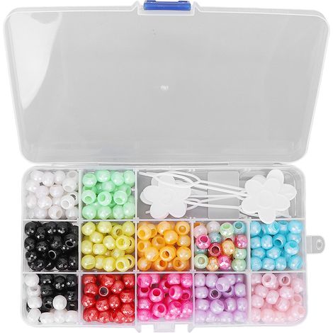 365 perles colorées pour tresses et dreadlocks, accessoires de décoration de barbe à faire soi-même (1/5)