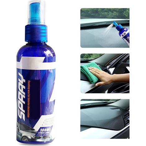 Revêtement Nano Voiture Anti-Rayures Protection Longue Durée Agent de Polissage Hydrophobe Intérieur Auto Anti-Buée Vernis Céramique 300ml (1/5)