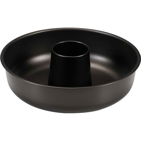 Moule à beignets Ø 25 cm, Acier avec revêtement antiadhésif, Noir