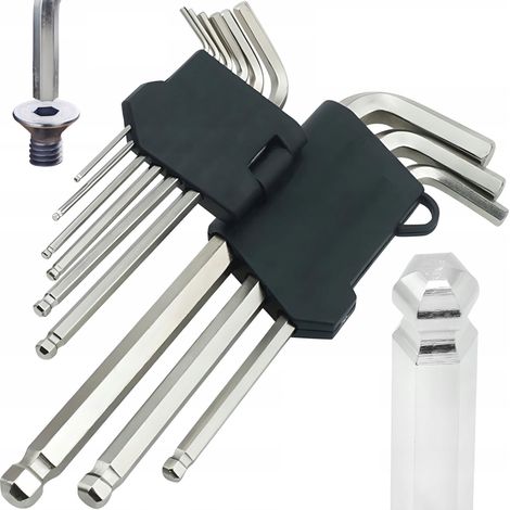 Clés Allen TF212, jeu de clés Allen 1,5-10, outils pour moto et voiture (1/5)