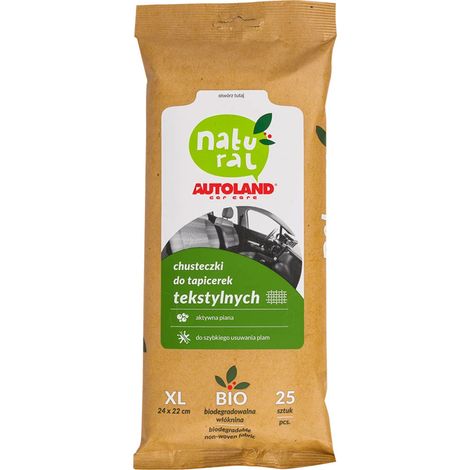TOALLITAS PARA TAPICERÍA TEXTIL NATURALES AUTOLAND (25 UNIDADES) (12)
