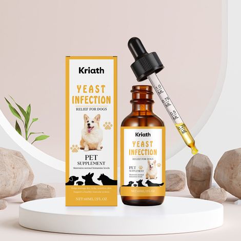 Gouttes nettoyantes douces pour la peau des chiens, nettoient les oreilles et laissent la peau fraîche et confortable – 60 ml -- AUTLEAD (1/5)