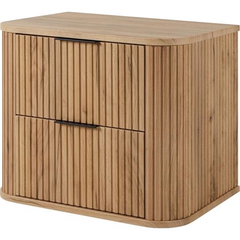 Mobile da bagno, Rovere Craft, maniglia nera, 41,5 x 60 x 51,7 cm (1/5)