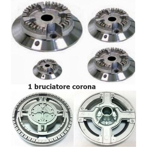 BRUCIATORI PER CUCINA A GAS ADATTI FRANKE FOSTER 2 MEDI + CORONA  B 3617 B 0242 (1/2)