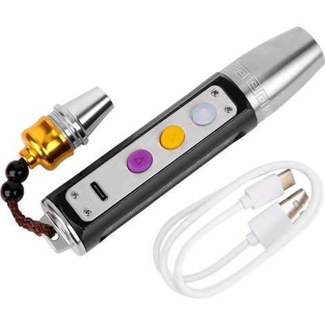 3-LED USB Rechargeable Jade Flashlight, Jewelry and Gemstone Identification Lights (1/5)