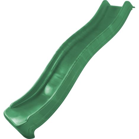 Axi Sky220 Toboggan À Eau En Vert - 220 Cm Élément Complémentaire Pour Aire De Jeux / Maison De Jeu Enfant Toboggan Pour Hauteur De Estrade 120 Cm
