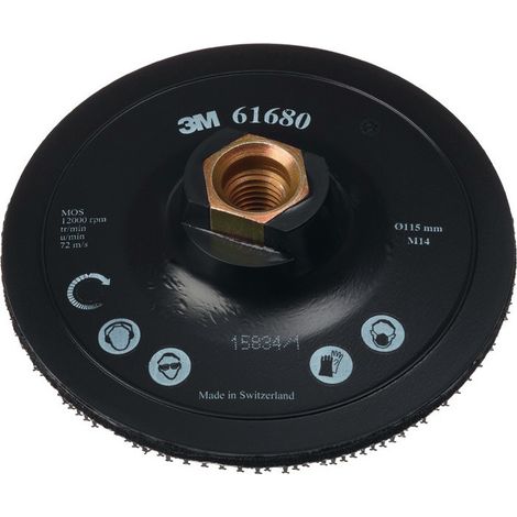 Almohadilla de respaldo Scotch Brite  DH-AC D.125mm M14 con centrador 3M