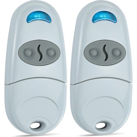 2PCS Télécommande Universelle de Portail, 433.92MHz Key Fob Transmitter Compatible avec Came Top432NA/432EE/432EV/432A/432M/432S/T432