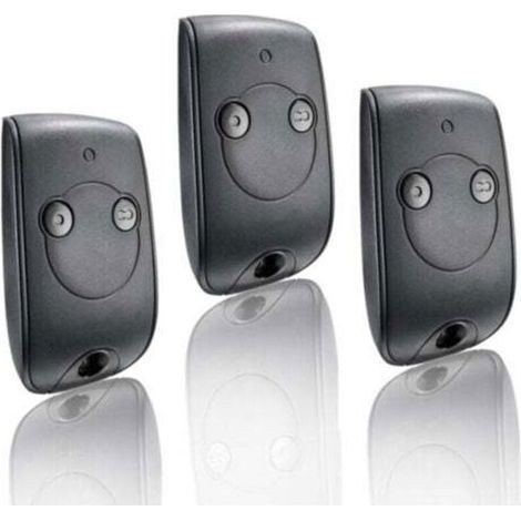 Télécommande 2 canaux 433,42 MHz – Compatible Somfy RTS – Pour portails, portes garage – 2 moteurs (1/4)