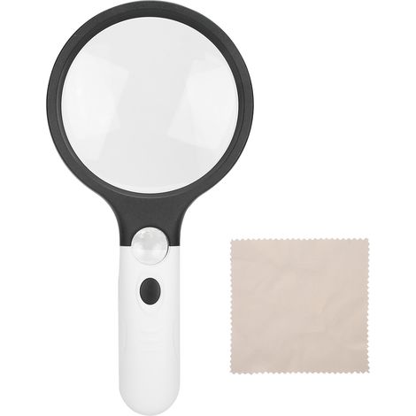 Loupe LED portative avec piles, grossissement 2X30X pour lecture et observation détaillée (1/5)
