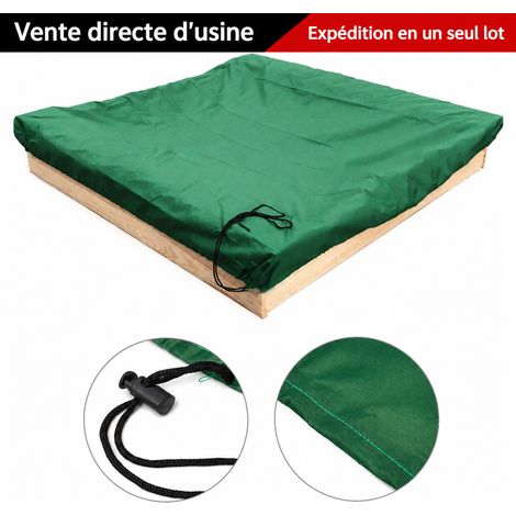 Housse de protection carrée verte en tissu Oxford pour bac à sable et piscine 180 × 180 × 20 cm vert 180 30 × 20 × 6 cm 420 g – Livraison gratuite (1/5)