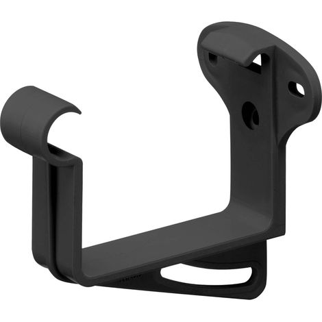 INEFA Stirnbretthalter, Rinnenhalter, kastenförmig Dachrinnenhalter, PVC-U Kunststoff, für Kastenrinnen, Made in Germany - NW68 / 68mm, 1 Stück Anthrazit