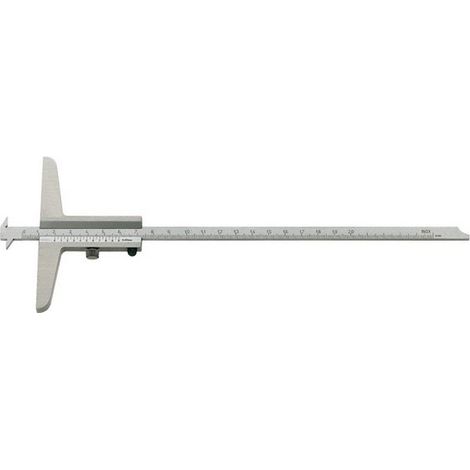 Profondimetro Per Le Scanalature E Le Lacune Di Misura, Campo Di Misura: 300 Mm, Vite Di Bloccaggio Modello Lung. Della Base 100 Millimetri (1/4)