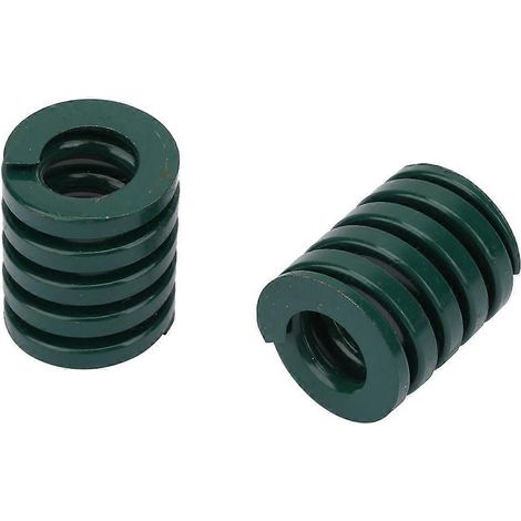 2 pièces, diamètre extérieur 25 mm, diamètre intérieur 12,5 mm, ressort profilé haute performance, vert (TH2550mm) (1/4)