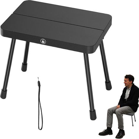 Chaise Camping Pliante Tabouret Pliant En D Aluminium Petit Banc (1/4)