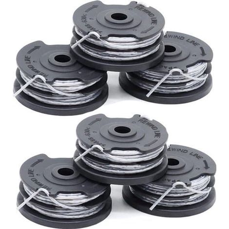 Lot de 6 - Convient aux fils de coupe-bordures Bosch F016800351 (Longueur : 6 mètres, Diamètre : 1,60 mm) (1/5)