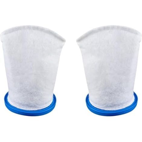 Lot de 2 ou 4 sacs filtrants ultra-fins pour sable et boue, maille de 20 microns, compatibles avec les aspirateurs de piscine Pool Blaster Max/Catfish Ultra (P30X022SS/PBW022SS) et iVac 250, Volt FX. (1/5)