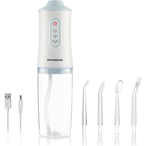 Hydropulseur dentaire portable sans fil InnovaGoods Denter - Réglable